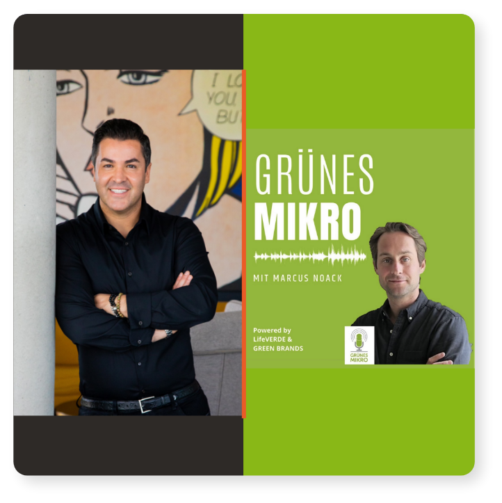 Cover of the Podcast episode with Gruenes Mikro and ILI.DIGITAL CEO