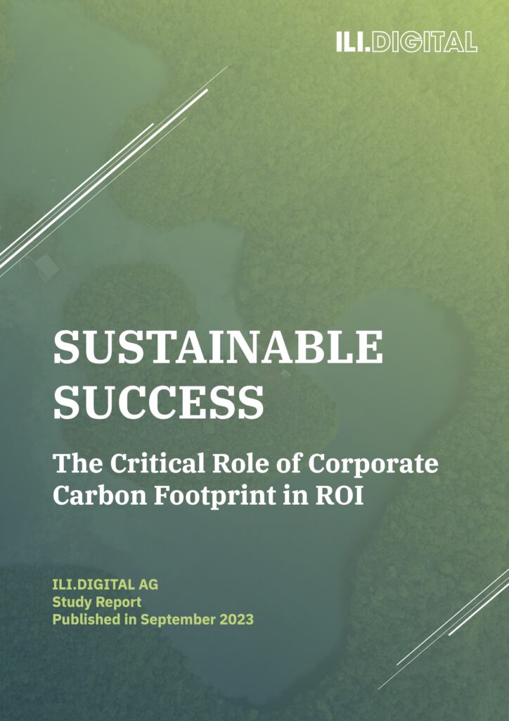 Final Book Cover PDF of CCF Corporate Carbon Footprint Study by ILI.DIGITAL