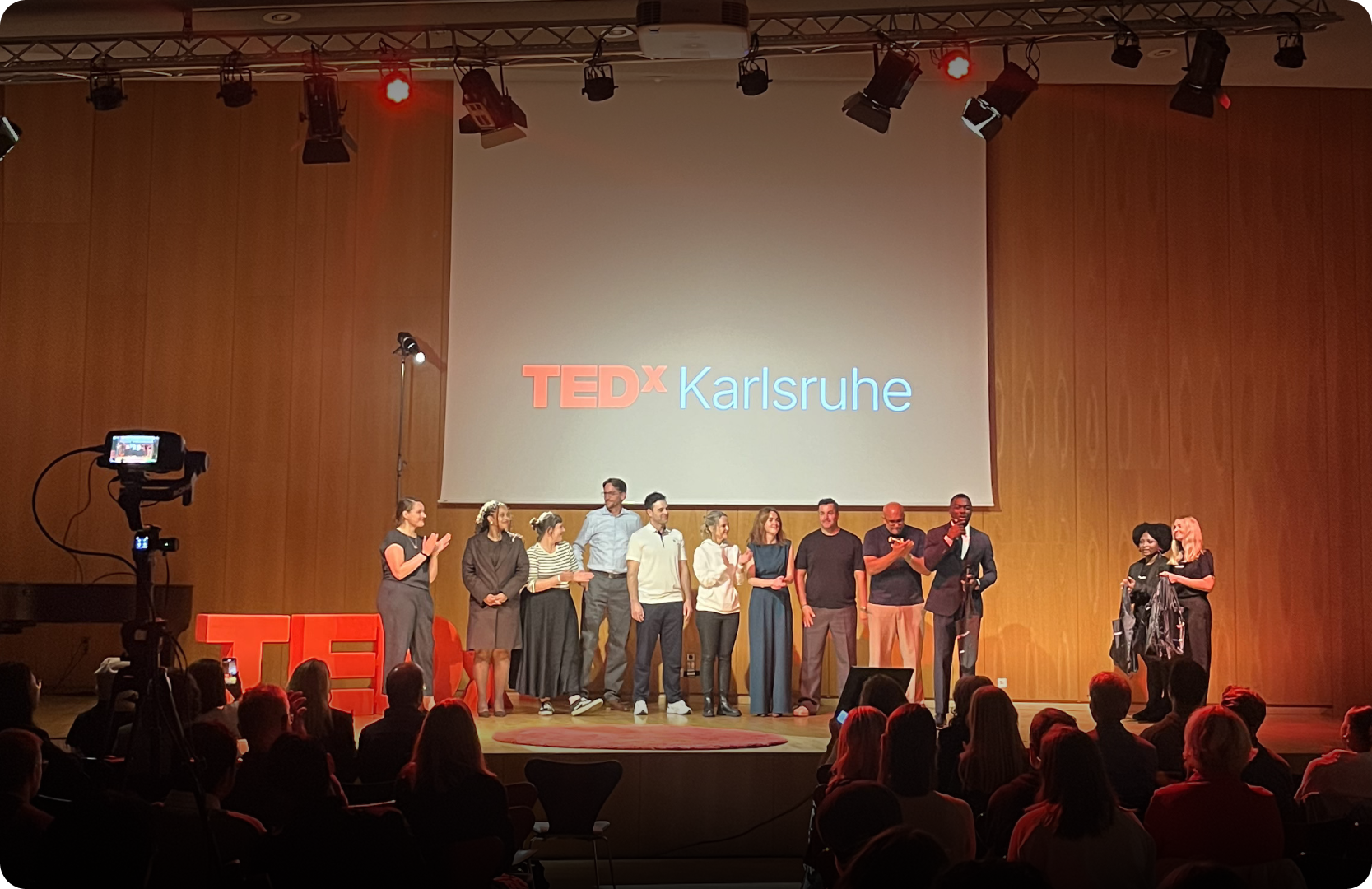 Tedx Karlsruhe Event 2025 Featuring Dr Serhan Ili on Stage