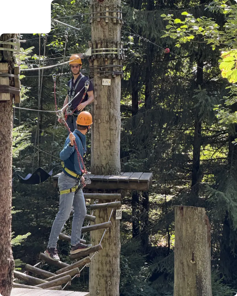 Ili Colleagues in Action While Climbing