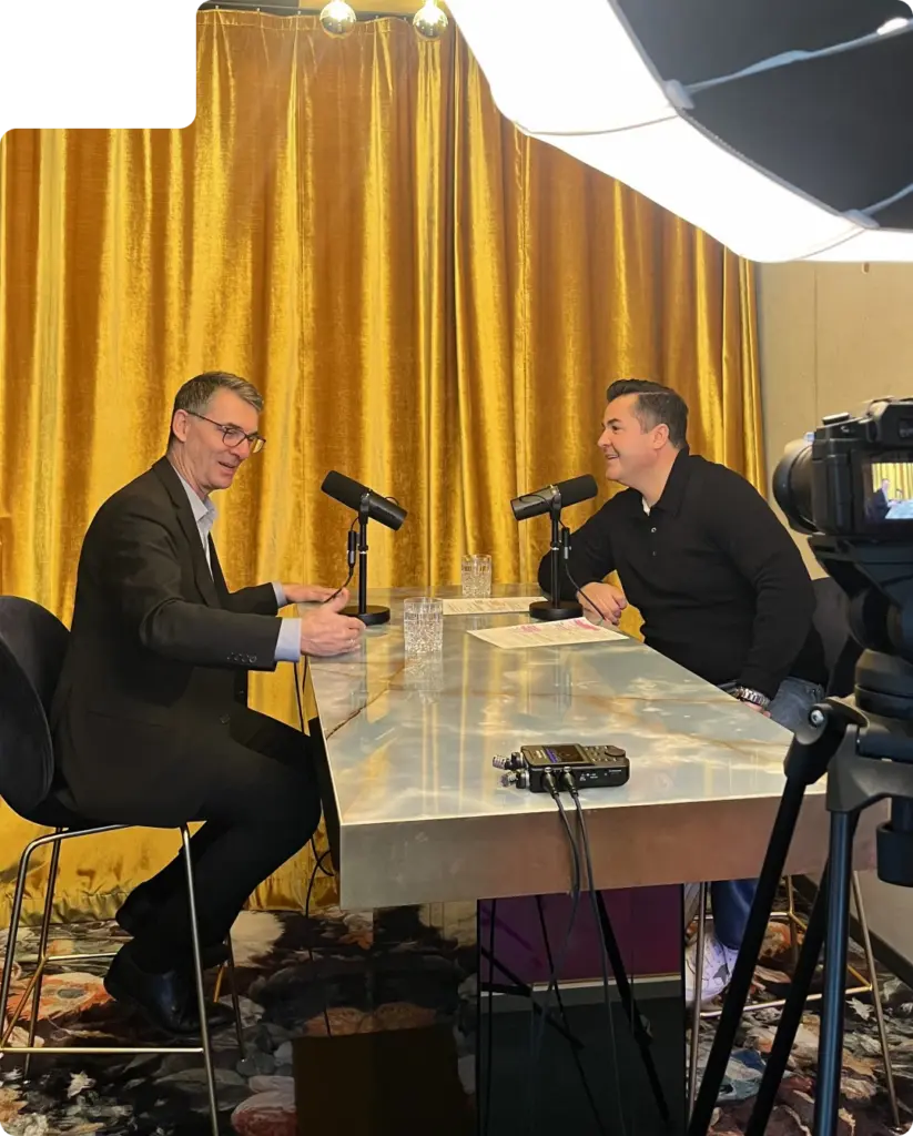 on Point Podcast with Bernd Leukert from Deutsche Bank and Dr Serhan Ili Ceo of Ili Digital About Gen Ai Fluency and Digital Transformation