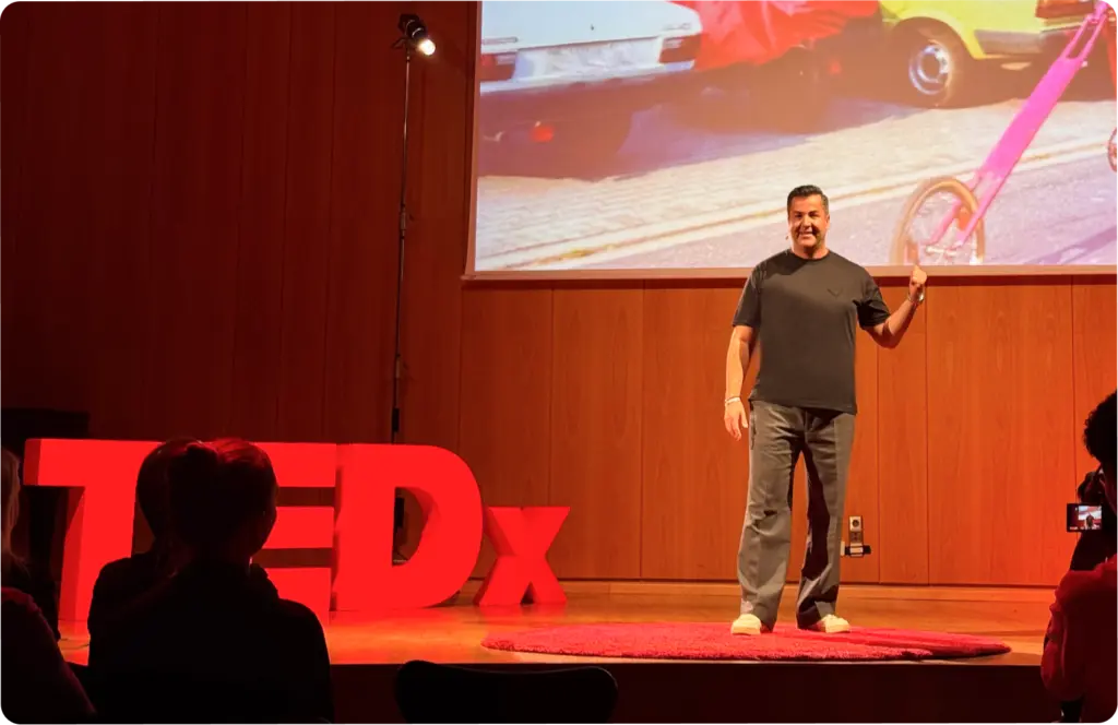Dr Serhan Ili Our Ceo of Ili Digital As Speaker at Tedxkarlruhe Stage 2026