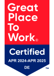 Official Badge for Great Place to Work 2024-25 Germany
